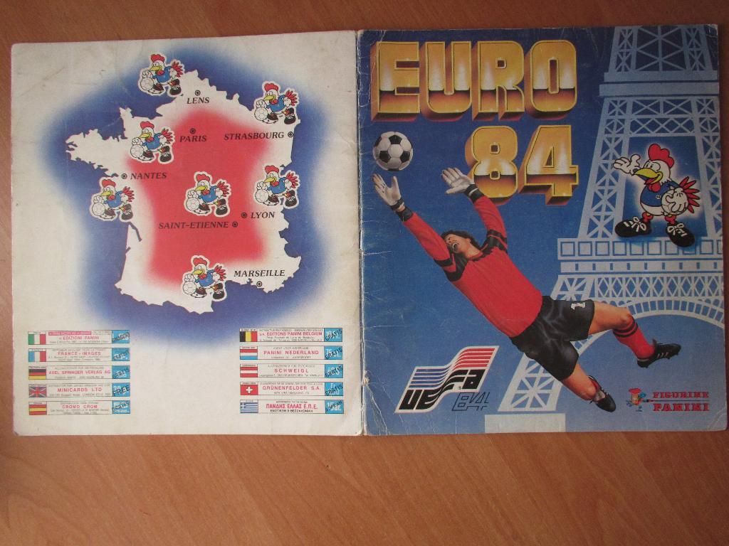 Альбом PANINI -Чемпионат Европы 1984г. Франция. 4