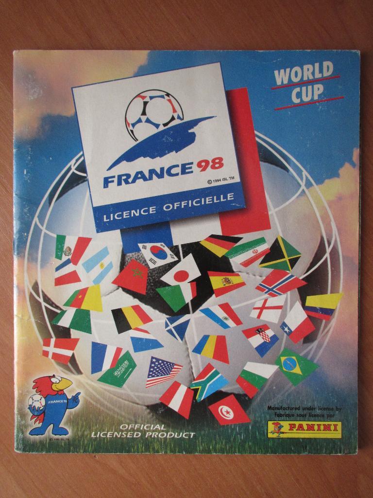 Альбом PANINI - Чемпионат Мира 1998, Франция
