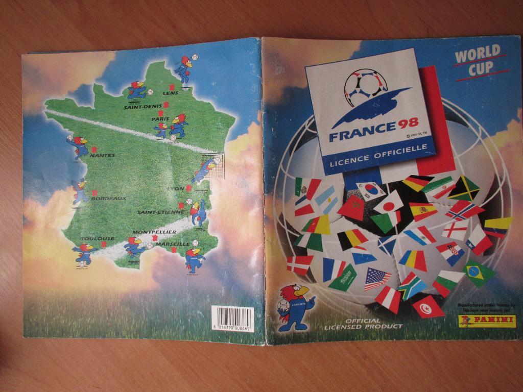 Альбом PANINI - Чемпионат Мира 1998, Франция 4