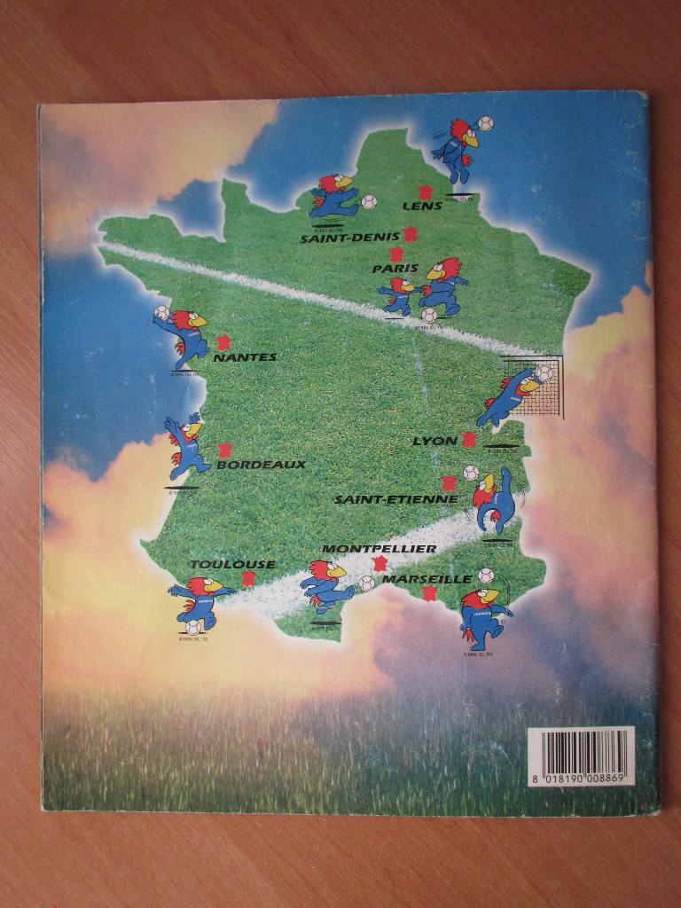 Альбом PANINI - Чемпионат Мира 1998, Франция 5