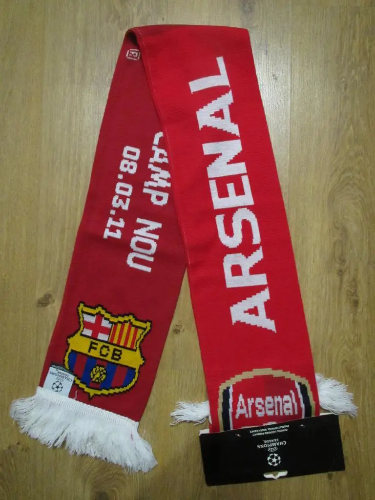 Шарф Арсенал-Барселона 2011 2