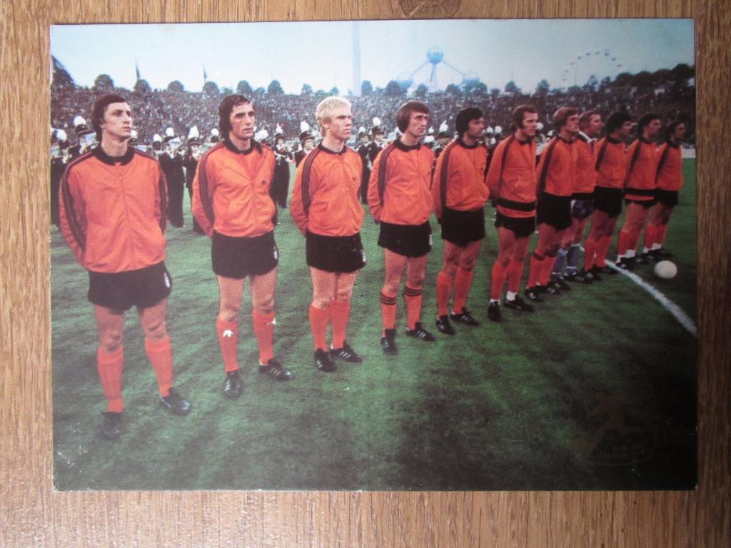 Фото сборная Голландии. ЧЕ 1976г.