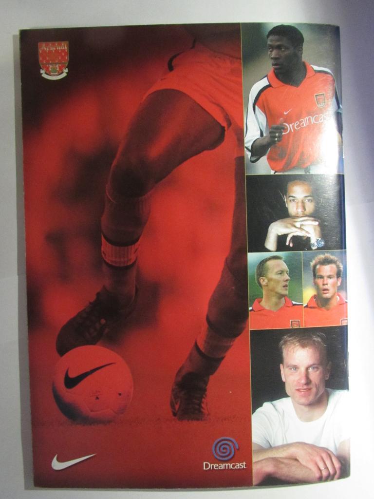 ФК Арсенал Лондон - хэндбук сезон 2000/2001г. №1. 4