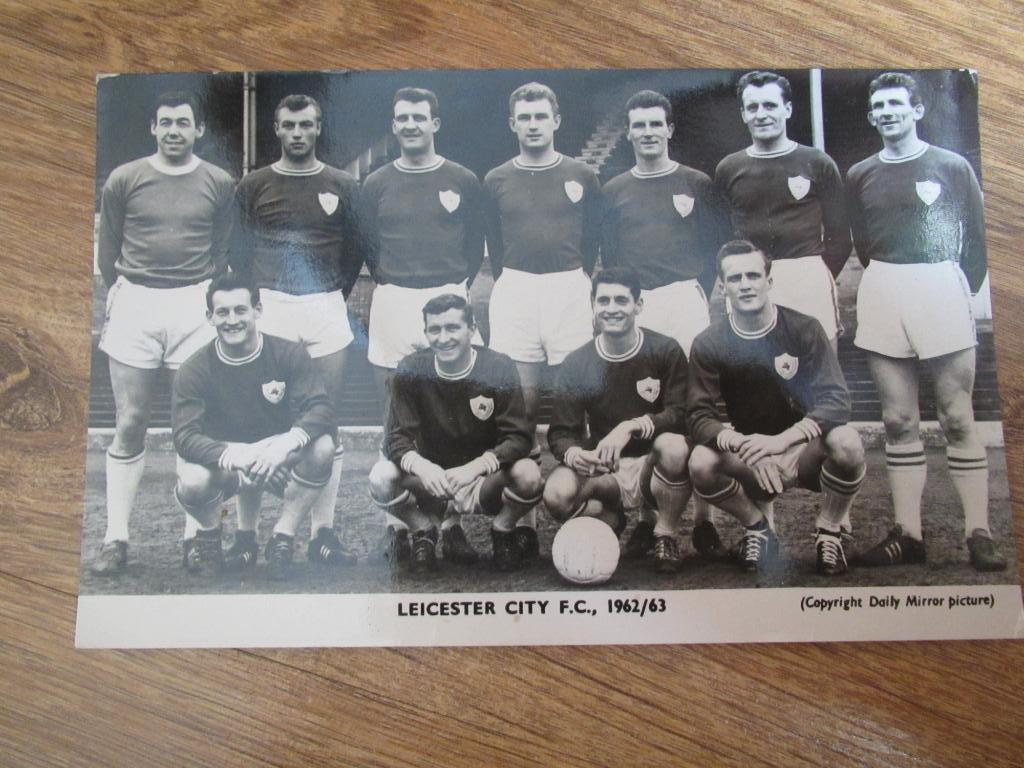 ФК Лестер Сити 1962/63,открытка