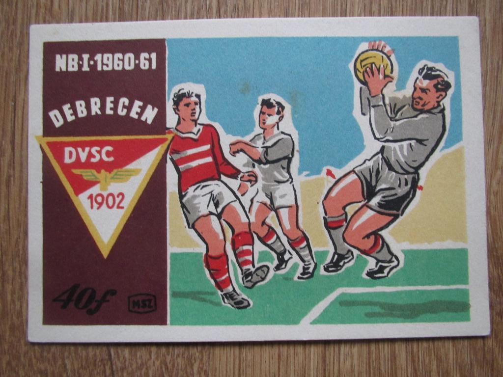 Почтовая карточка Дебрецен 1960-61