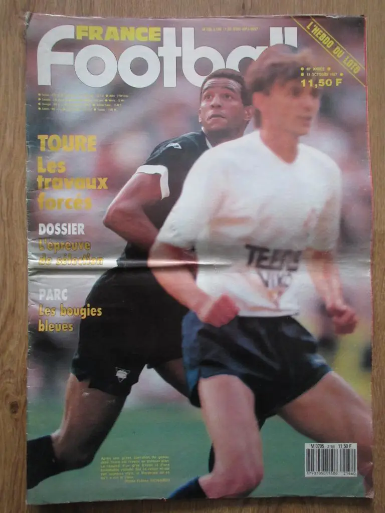 Журнал France Football - 13 октября 1987