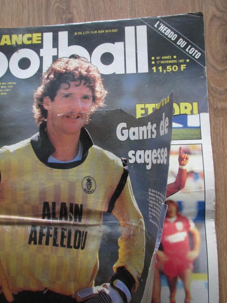 Журнал France Football - 17 ноября 1987 2