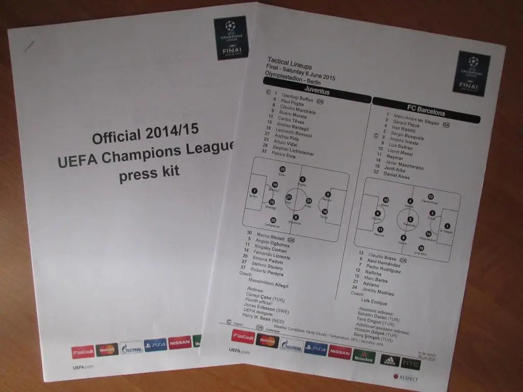 Ювентус-Барселона 06.06.2015 Финал ЛЧ