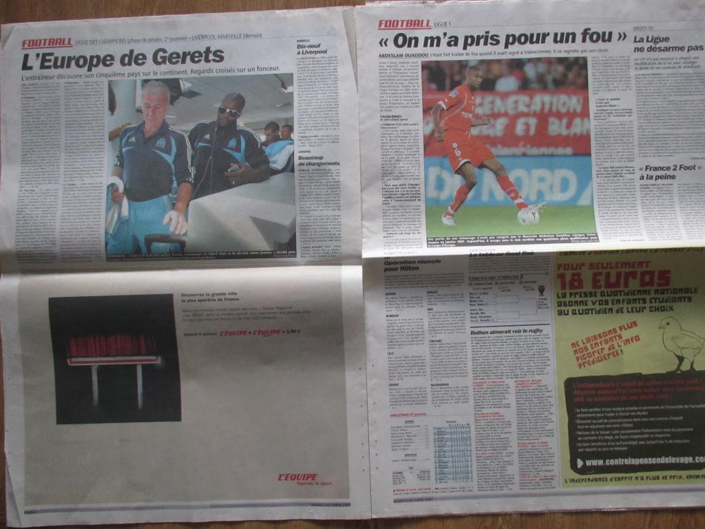 Газета L'EQUIPE 02.10.2007 2