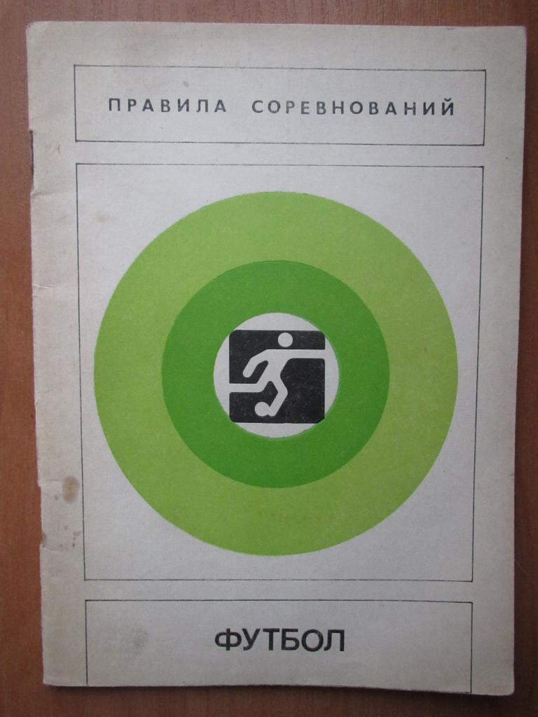 Футбол.Правила соревнований. 1983