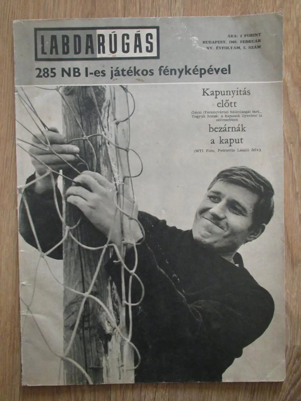Журнал LABDARUGAS Венгрия февраль 1969