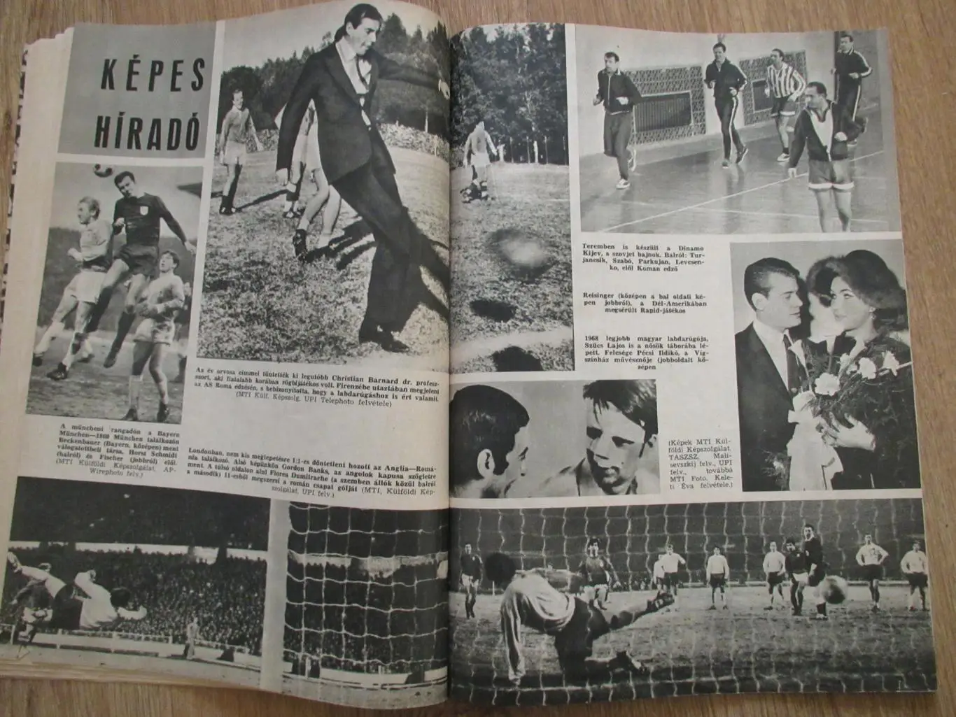 Журнал LABDARUGAS Венгрия февраль 1969 3