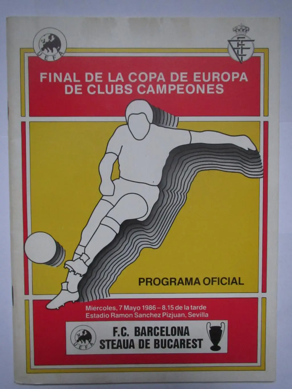 Барселона-Стяуа Бухарест 07.05.1986, Финал Кубка Европейских Чемпионов