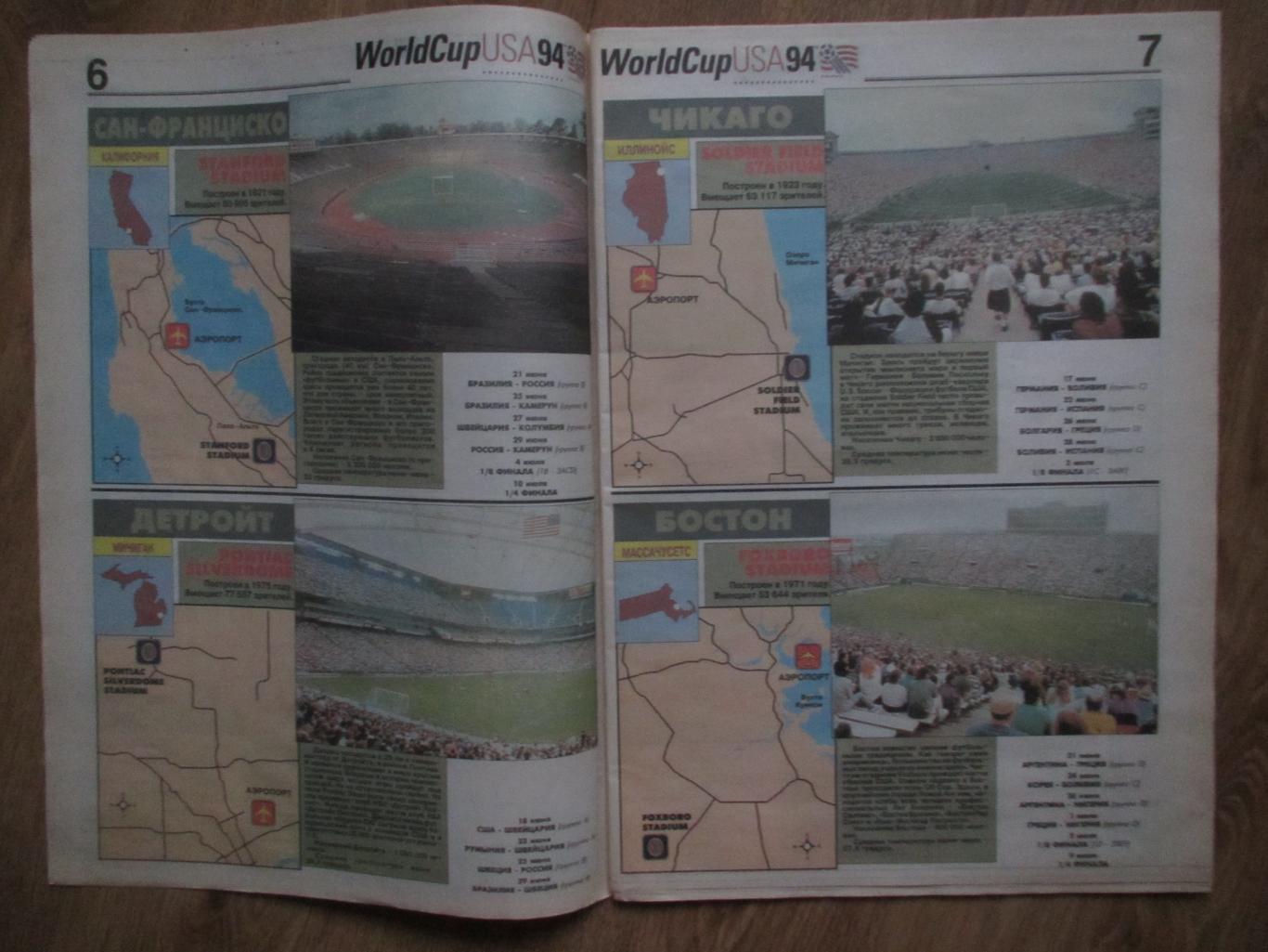 США 1994 , Чемпионат мира , Спорт экспресс выпуск №1 2