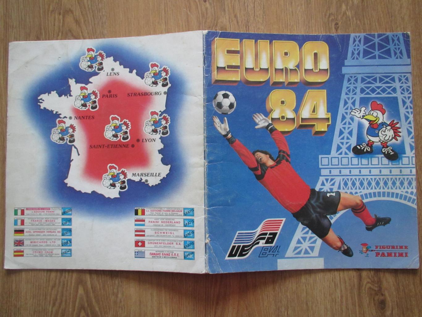 Альбом Panini EURO 84 - Чемпионат Европы 1984, Франция 6