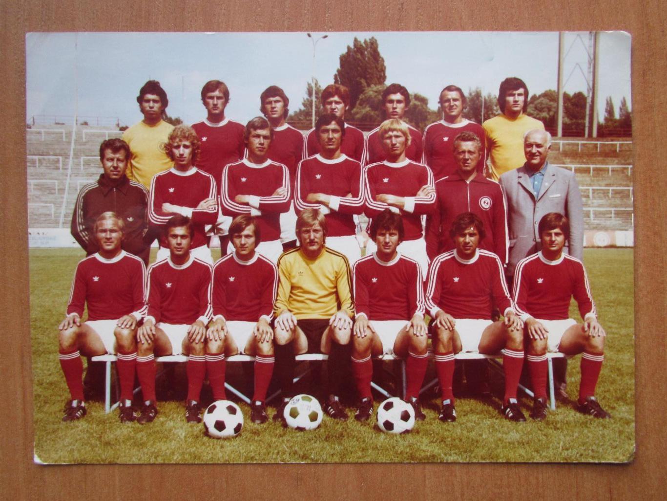 Фото ФК Зброёвка Брно - чемпион 1978