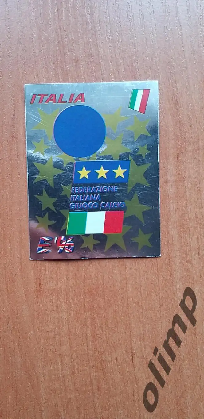 Наклейка Panini к Чемпионату Европы 1996, №235