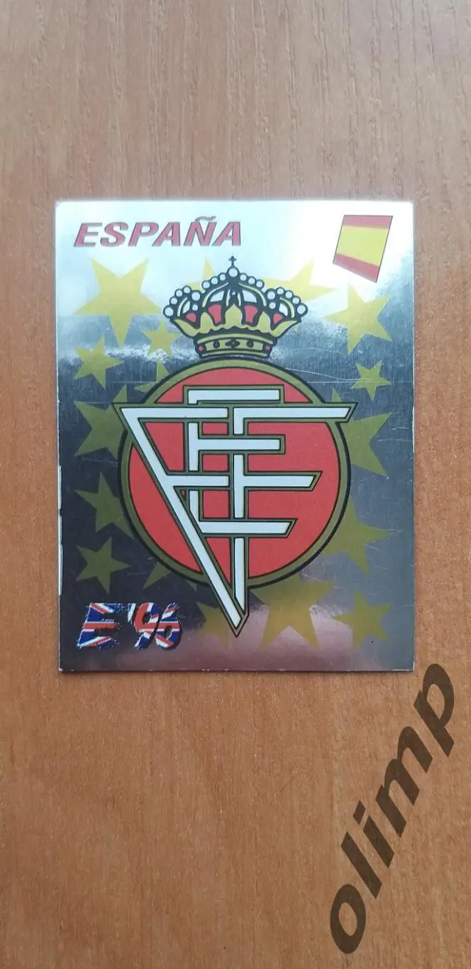 Наклейка Panini к Чемпионату Европы 1996, №115