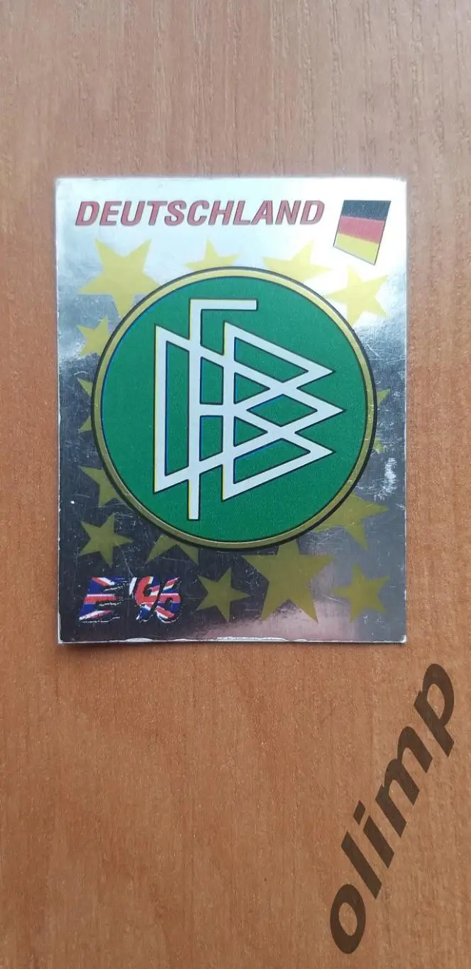 Наклейка Panini к Чемпионату Европы 1996, №195