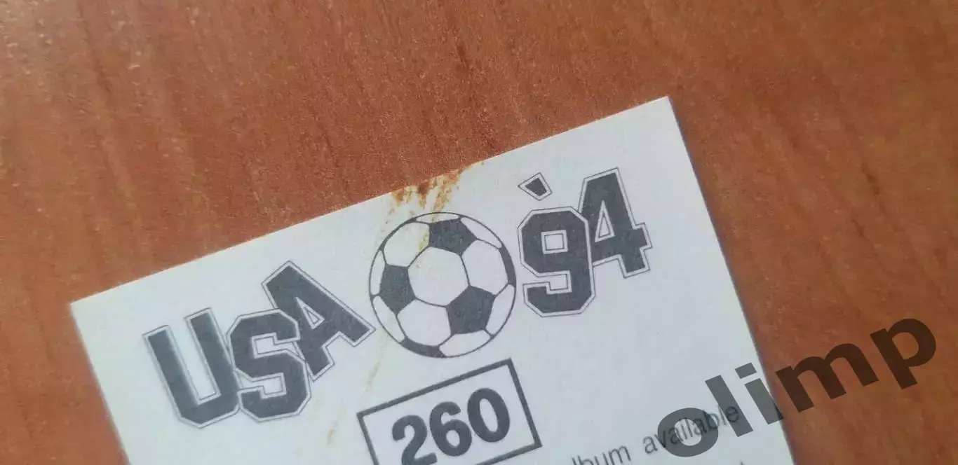 Наклейка Panini к Чемпионату мира 1994, № 260 2