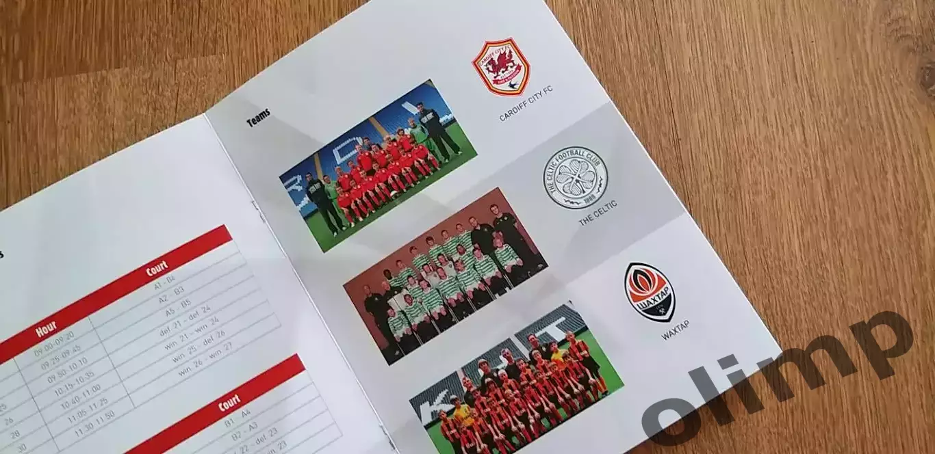 Кубок Марапол 2013, Шахтер Донецк,Селтик,Лидс,Кардифф,Легия,Висла,Славия 1