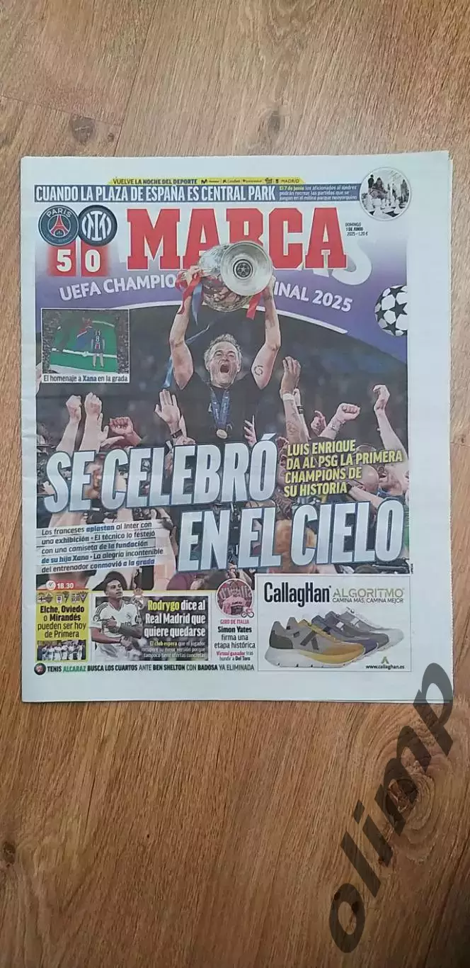 ПСЖ Париж-Интер Милан 2025 (отчет), MARCA