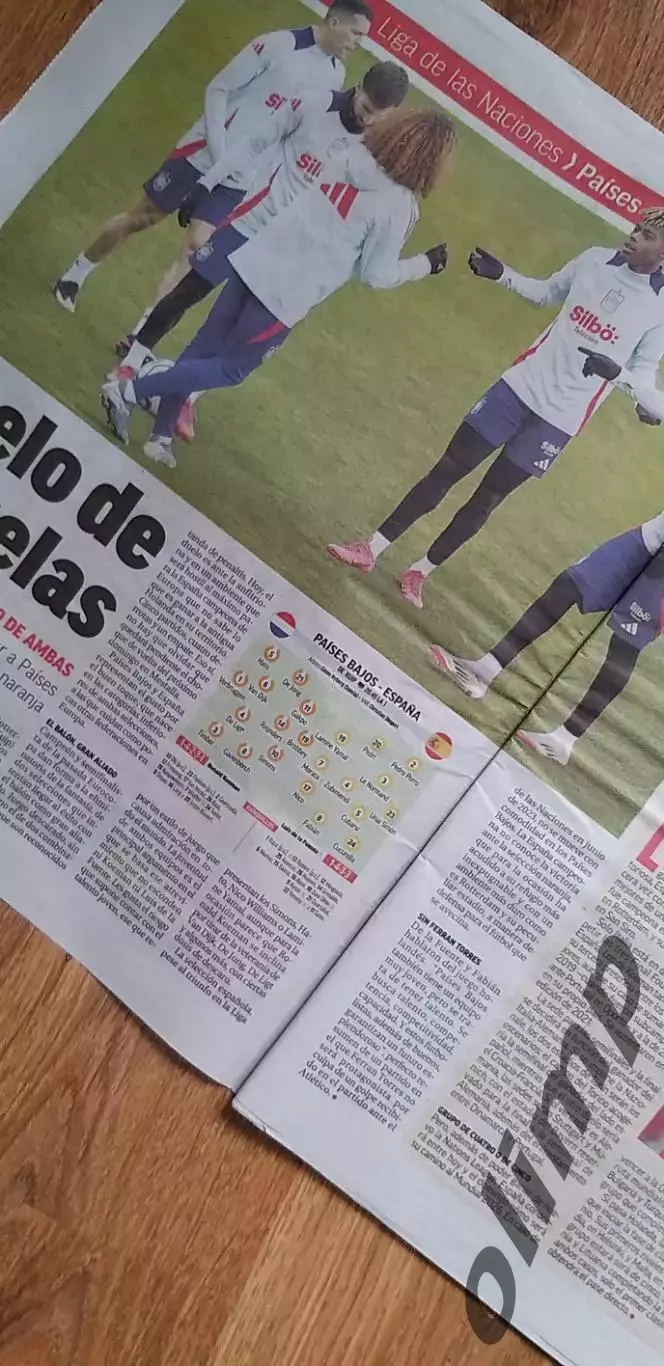 Нидерланды-Испания 20.03.2025, MARCA 1