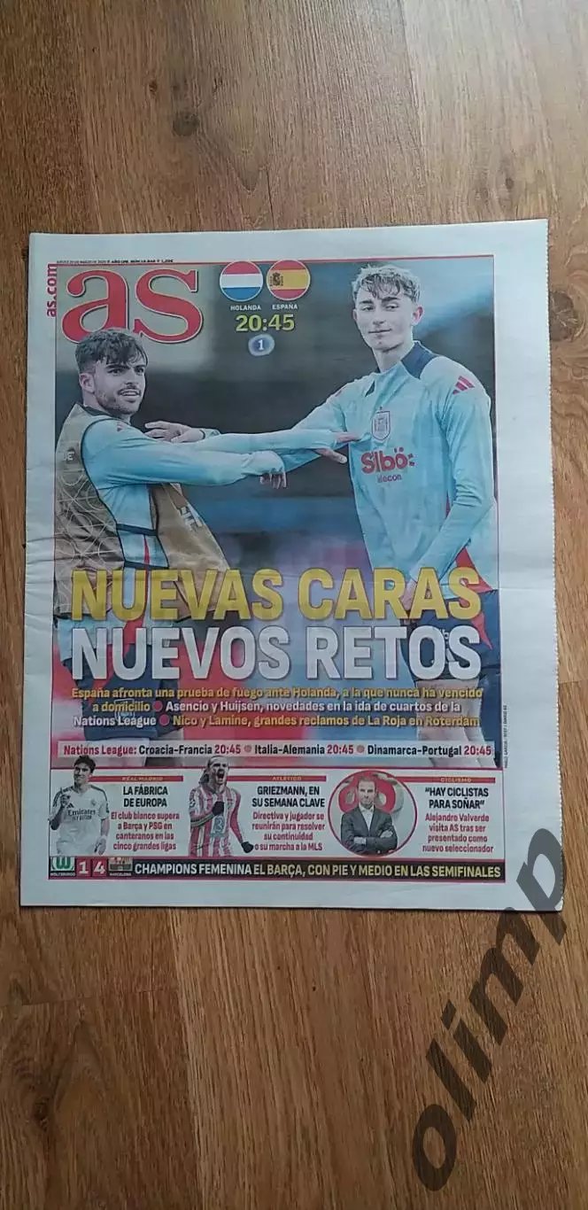 Нидерланды-Испания 20.03.2025, AS