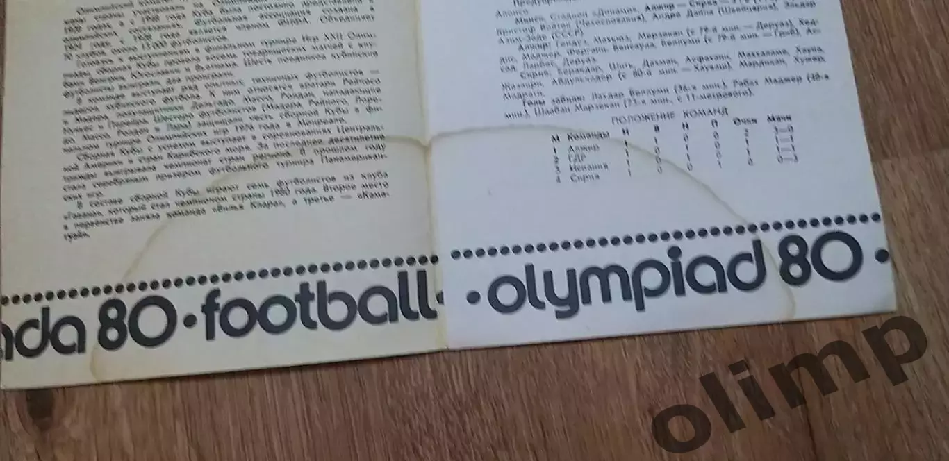 Венесуэла-Куба 22.07.1980 1