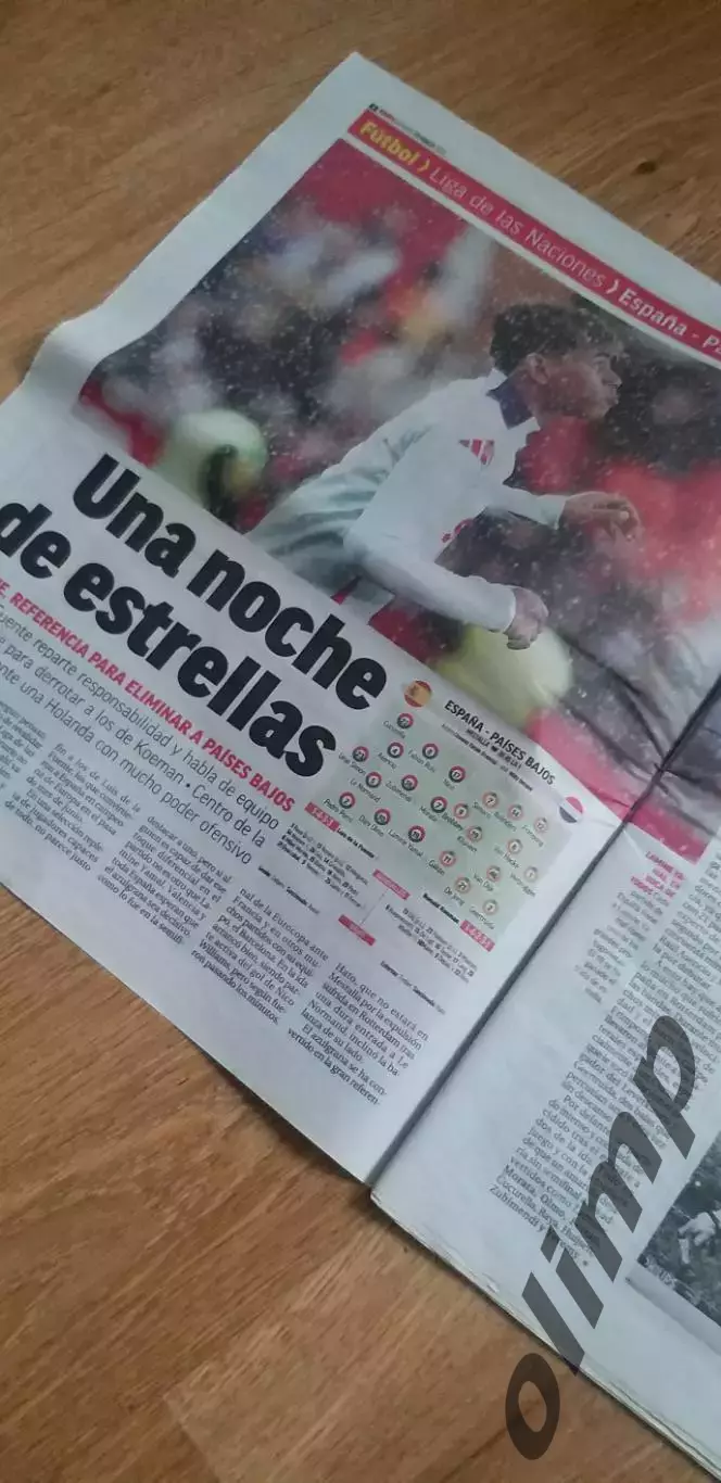 Испания-Нидерланды 23.03.2025, MARCA 1