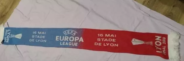 Шарф Атлетико Мадрид,Испания - Олимпик Марсель, Франция 2018