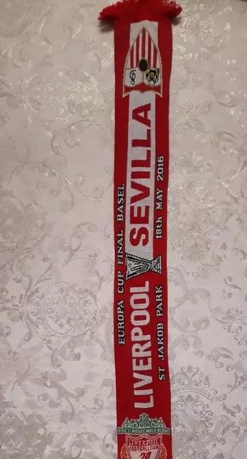 Шарф Ливерпуль Англия - Севилья Испания 2016
