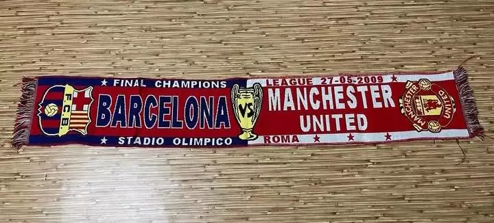 Шарф Манчестер ЮнайтедАнглия - Барселона Испания 2009