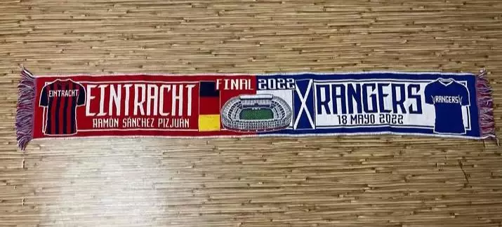 Шарф Айнтрахт Франкфурт Германия - Глазго Рейнджерс Шотландия 2022