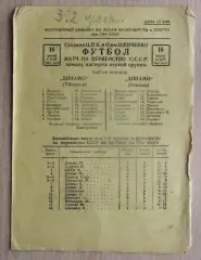 Динамо Одесса - Динамо Тбилиси 1939