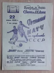 Электрик Ленинград - Динамо Киев 1939