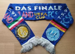 Шарф финала Кубка УЕФА 1997, Интер Италия - Шальке-04 Германия