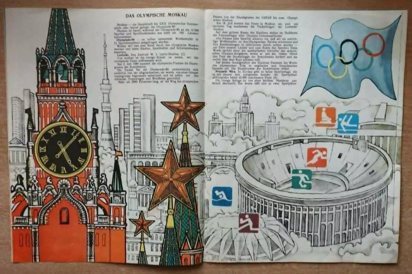 Олимпиада-1980 Специальное приложение к русскому изданию немецкого журнала FROSI 4