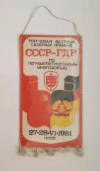 Лёгкая атлетика. Матчевая встреча СССР-ГДР, Киев-1981