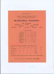 Чемпионат Австрии. SK Scharding - Ranshofen 20.11.1966