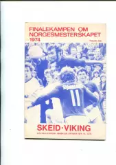 Финал Кубка Норвегии. Skeid Oslo - Viking Stavanger 20.10.1974