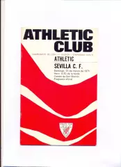 Чемпионат Испании. Athletic Clubs Bilbao - Sevilla F.C. 21.03.1975