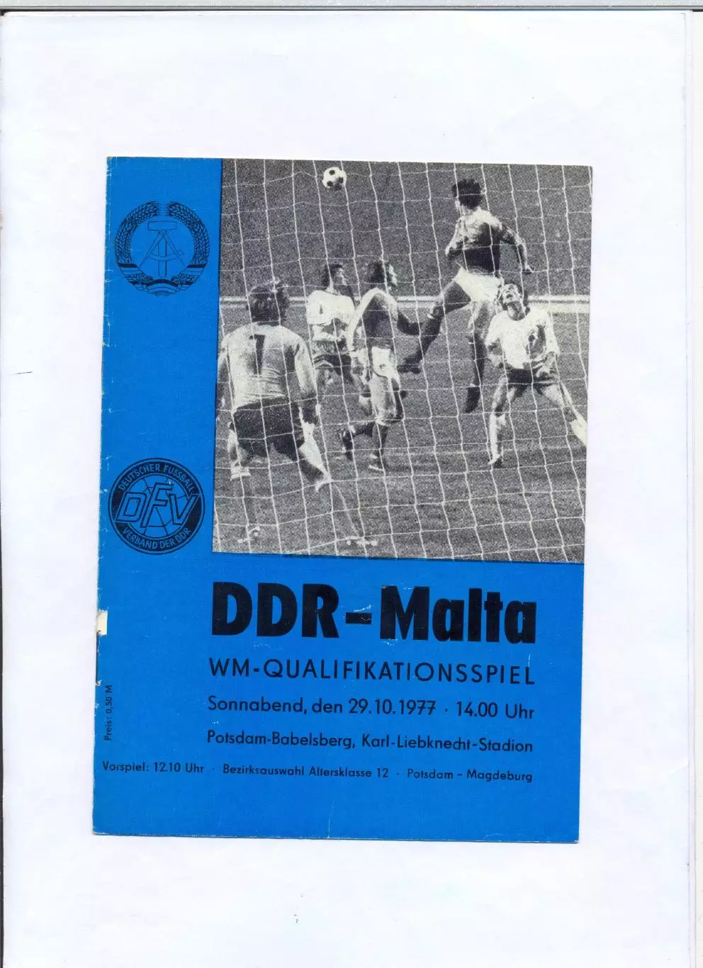 ГДР - Мальта 1977