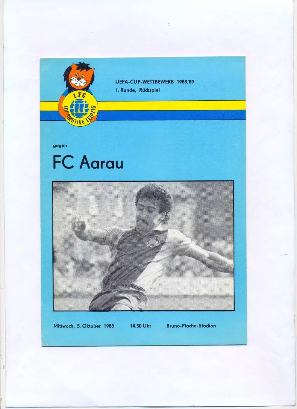 Локомотив Лейпциг, ГДР - Аарау, Швейцария 1988