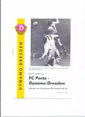 Динамо Дрезден, ГДР - Порто, Португалия 1972