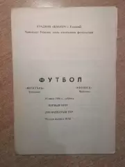 Югосталь Енакиево - Кировец Макеевка 1990, КФК