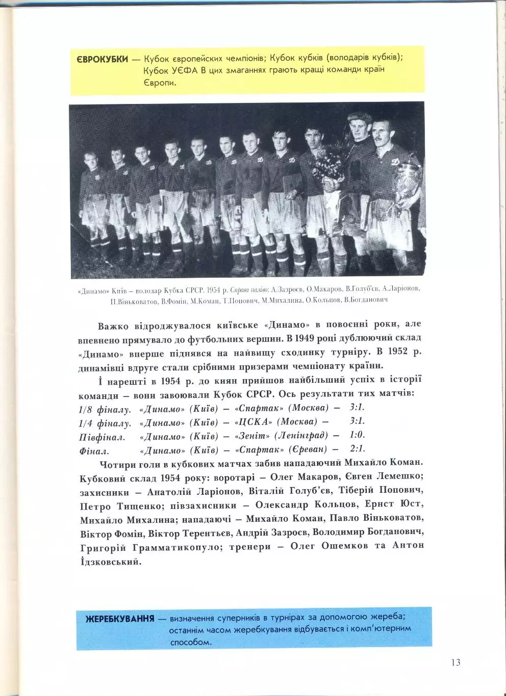 Кононенко Мой клуб - Динамо Киев - азбука юного болельщика (укр.яз.) 1997 1