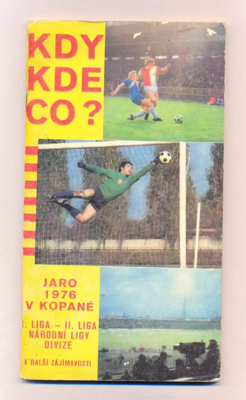 Кто? Где? Когда?, футбол в Чехословакии, Чехословакия, 1976