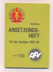 Ежегодник футбола ГДР 1981-82