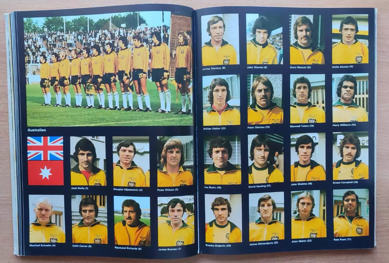 Чемпионат мира по футболу, Германия, 1974, издание ФРГ, оригинальные автографы 6